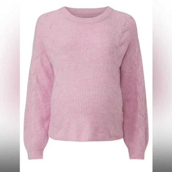 Splendid Lilac Natalia Maternity Sweater, RTR - Picture 4 of 8